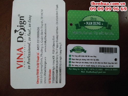 Những ứng dụng của in thẻ nhựa