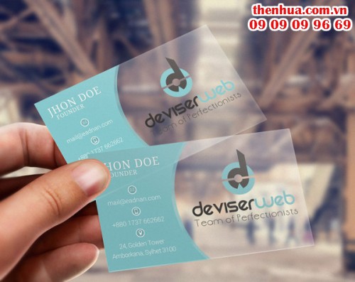 mẫu thẻ nhua cao cap