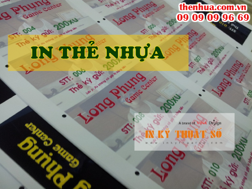 Ứng dụng của in thẻ nhựa vào đời sống hiện nay In thẻ nhựa nhanh chóng, chất lượng tại Công ty TNHH In Kỹ Thuật Số - Digital Printing